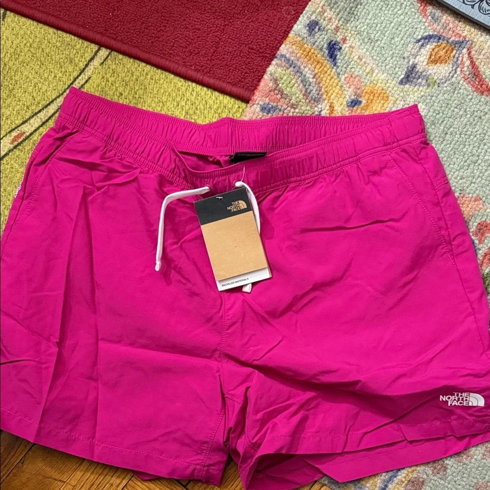 NWT The North Face men’s  Bright Pink flashdry Shorts